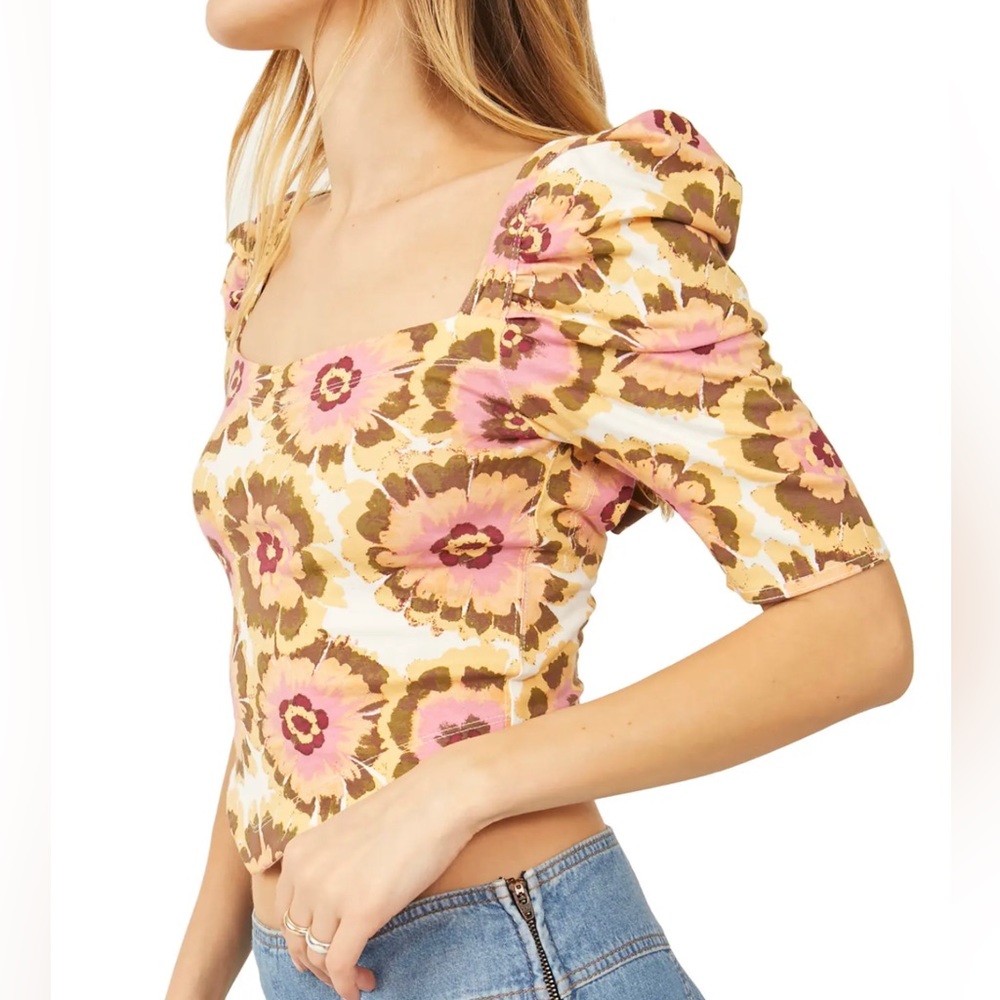 Free People Give Me More Crop Top Size Medium - Picture 3 of 5